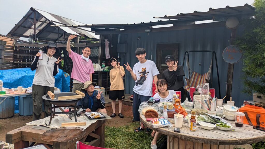 ファミリーでBBQ